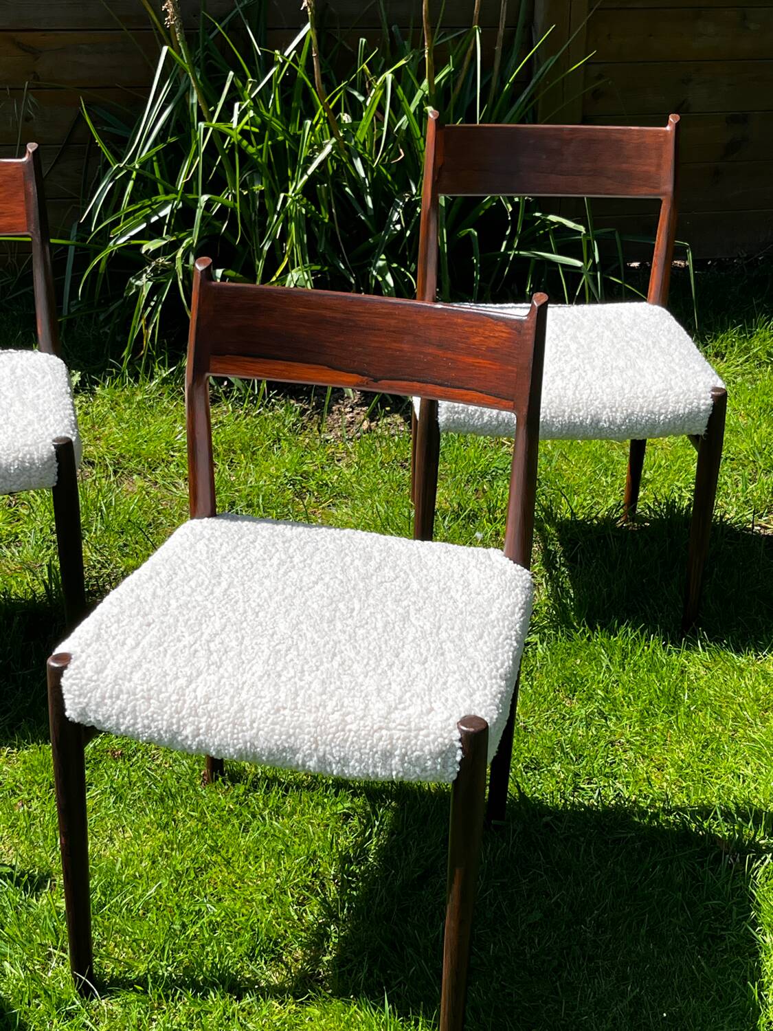 5 Danish chairs by Arne Vodder model 418 teak