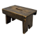 Antique stool footstool 1940s wooden plant table