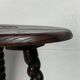 French modernist wood turned bobbin side sable in the manner of Charles Dud