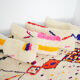 Moroccan carpet cushion cover