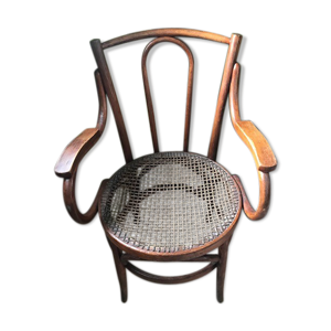 Ancien fauteuil bois courbé années