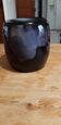 Vase vintage en verre bicolore multicouche
