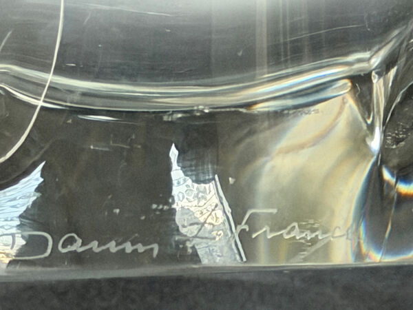 Coupe en cristal Daum