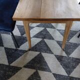 Scandinavian solid wood foot side table