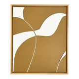 Minimalist camel and beige painting