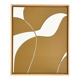 Tableau minimaliste camel et beige
