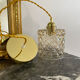 Vintage amber glass suspension globe