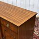 Enfilade with 4 English doors from the 1950s in mahogany.