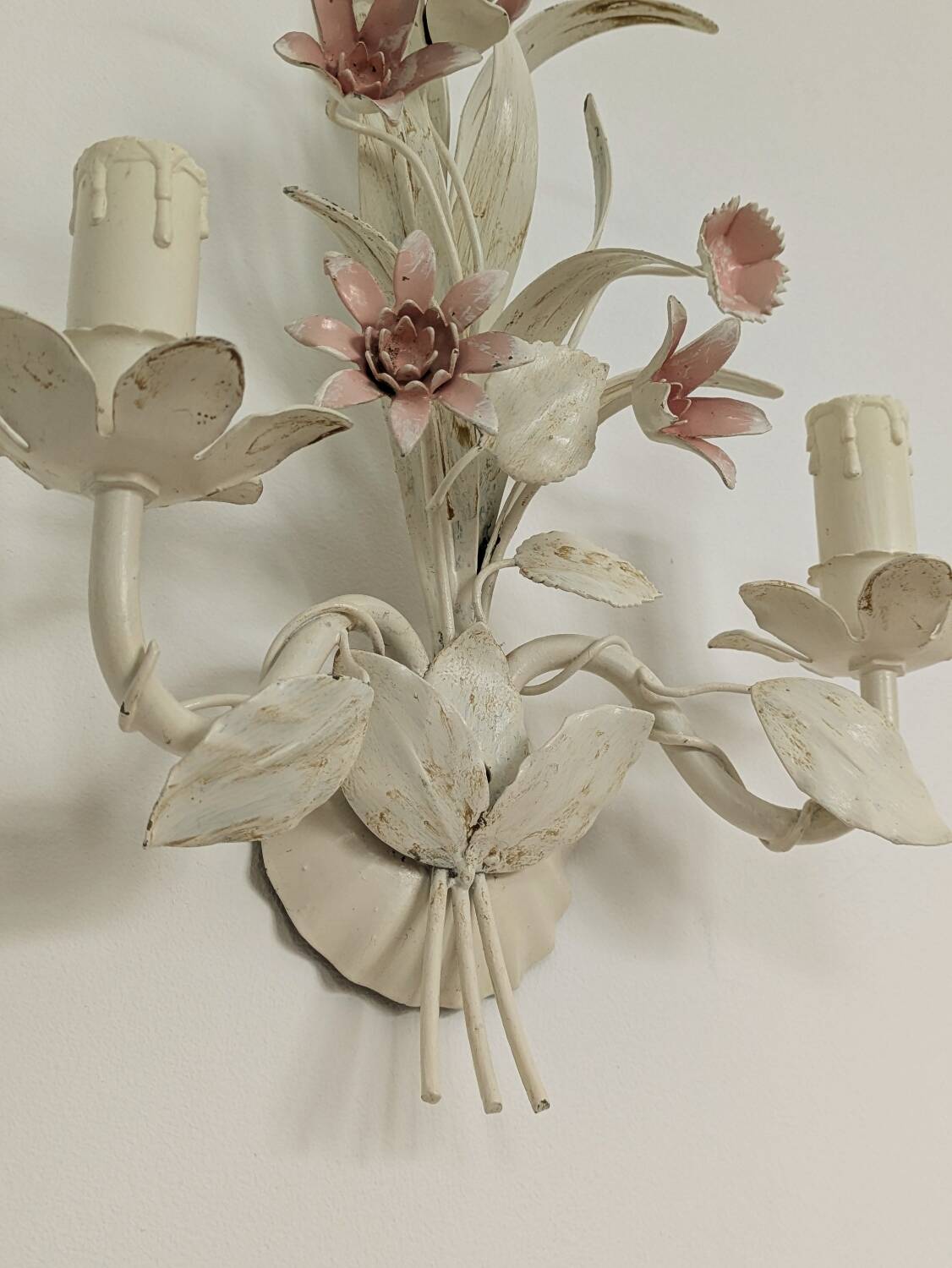 Shabby chic wall lights