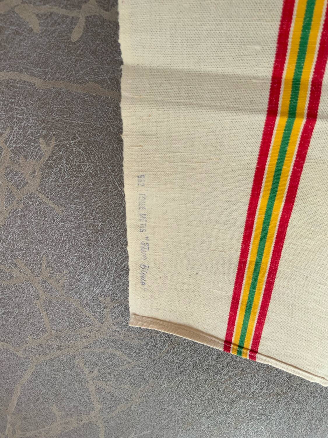 Duo of new mixed tea towels in linen and cotton, XL