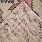 5x8 Vintage Faded Pink Persian Vintage Rug, 137x247Cm