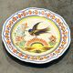Assiette Faïence Bretonne Henriot Quimper – Décor Oiseau Multicolore