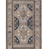 Vintage Turkish Oushak Rug Handwoven 91x156 cm