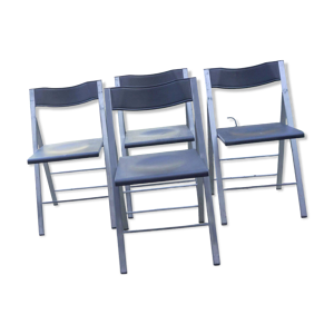 Chaises pliables (x4) - acier