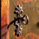 Armoire ancienne peinte en bois de pin – Austrie, 1831