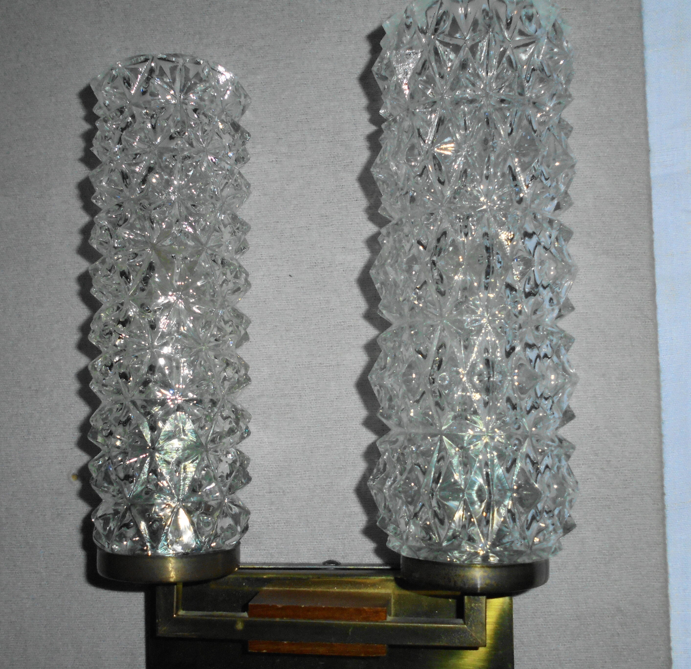 Pair of Scandinavian wall lamps from the 70s