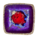 Plat pierre émaillée vernissée