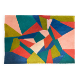 Composition geometric abstraction collage XXth