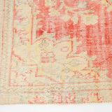 5x8 Cream & Red Turkish Vintage Rug 153x256Cm SK 20384