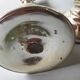 Paire de bougeoirs en verre argenté