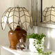 Lampe en nacre et bois d’olivier