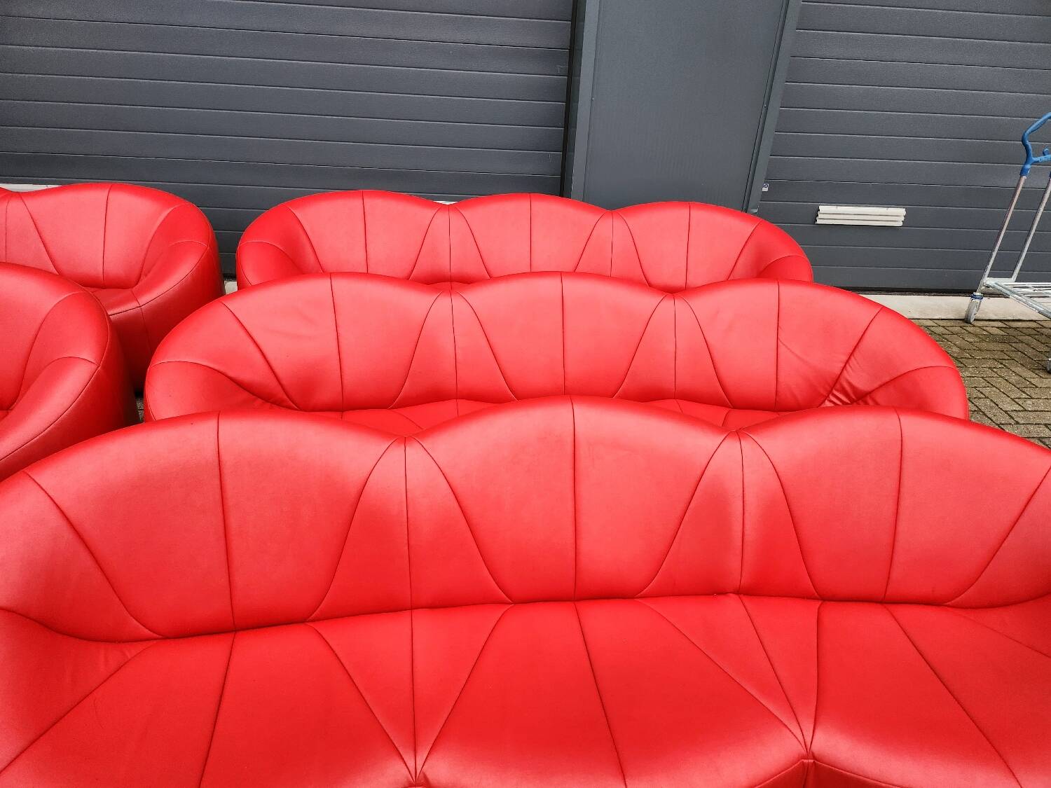 Ligne Roset - (6) pumpkin 3-seater sofa by Pierre Paulin