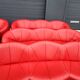 Ligne Roset - (6) pumpkin 3-seater sofa by Pierre Paulin