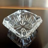 Crystal ashtray 10.2x10.2 cm