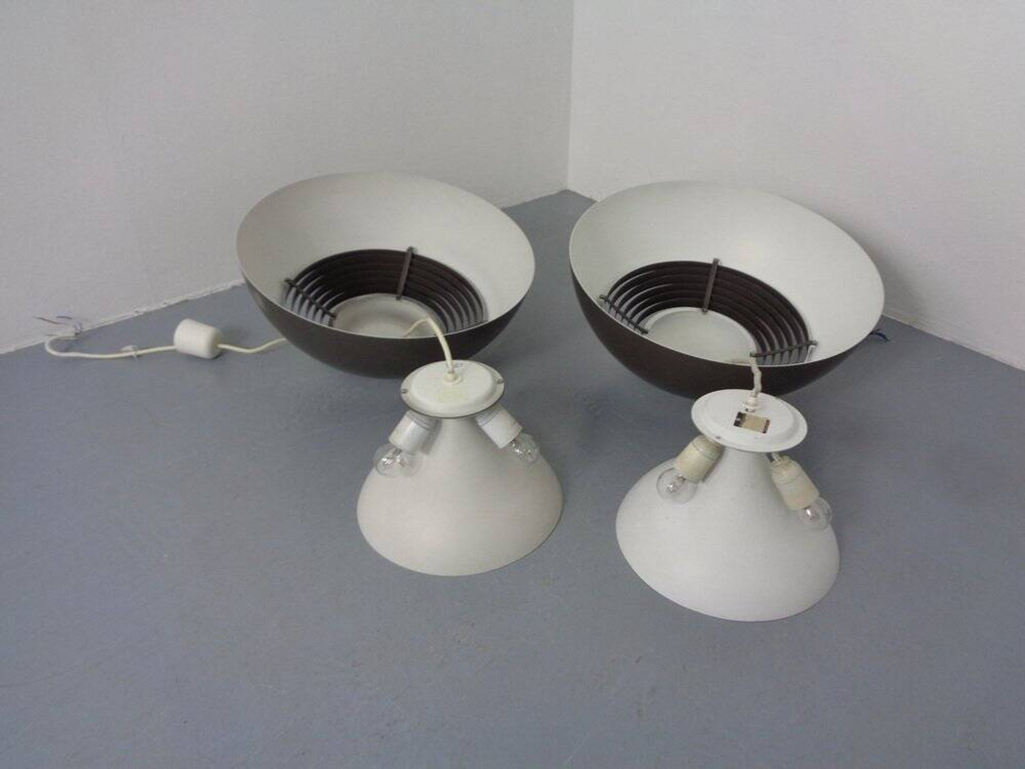 AJ Royal Ceiling Lamps by Arne Jacobsen for Louis Poulsen, Denmark, 1960s, Set of 2