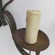 Pairs of vintage wrought iron wall lamps