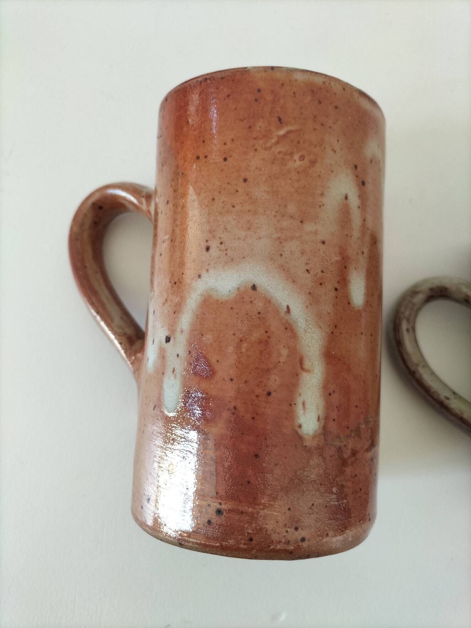 Duo grands mugs grès