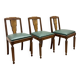 6 chaises art déco loupe de noyer