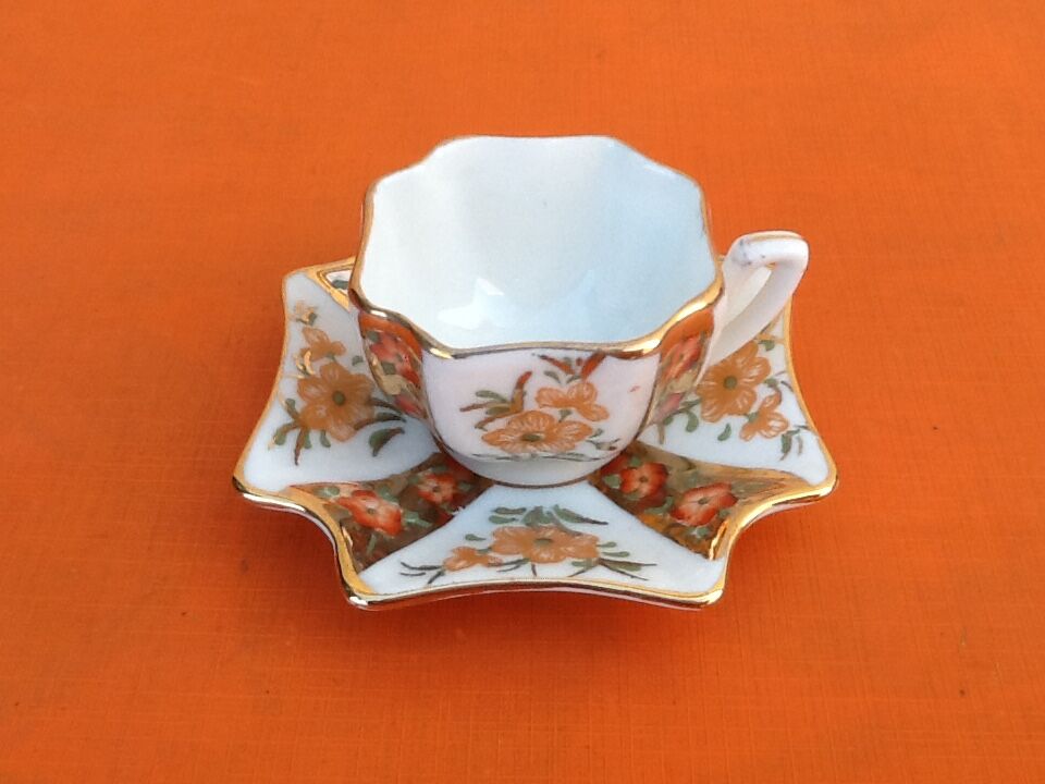 Cup and saucer fine porcelain