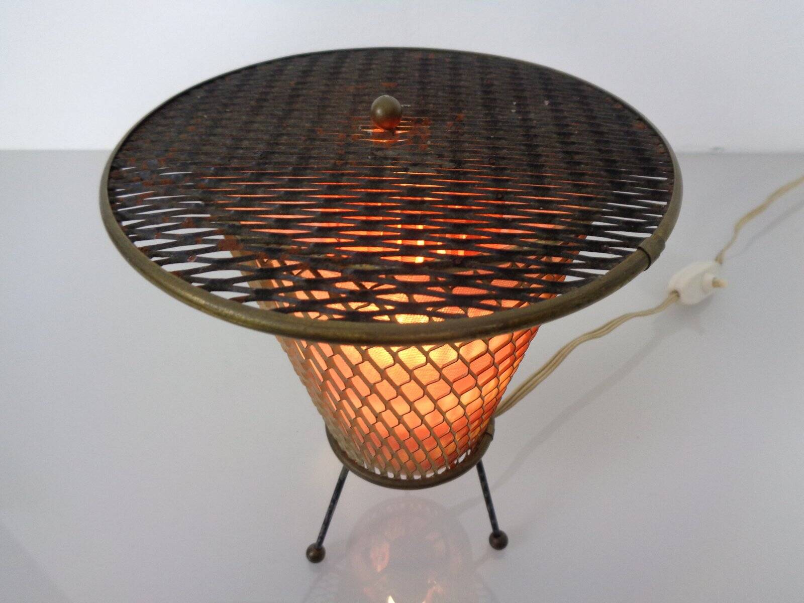 Metal Tripod Table Lamp, Germany, 1950s