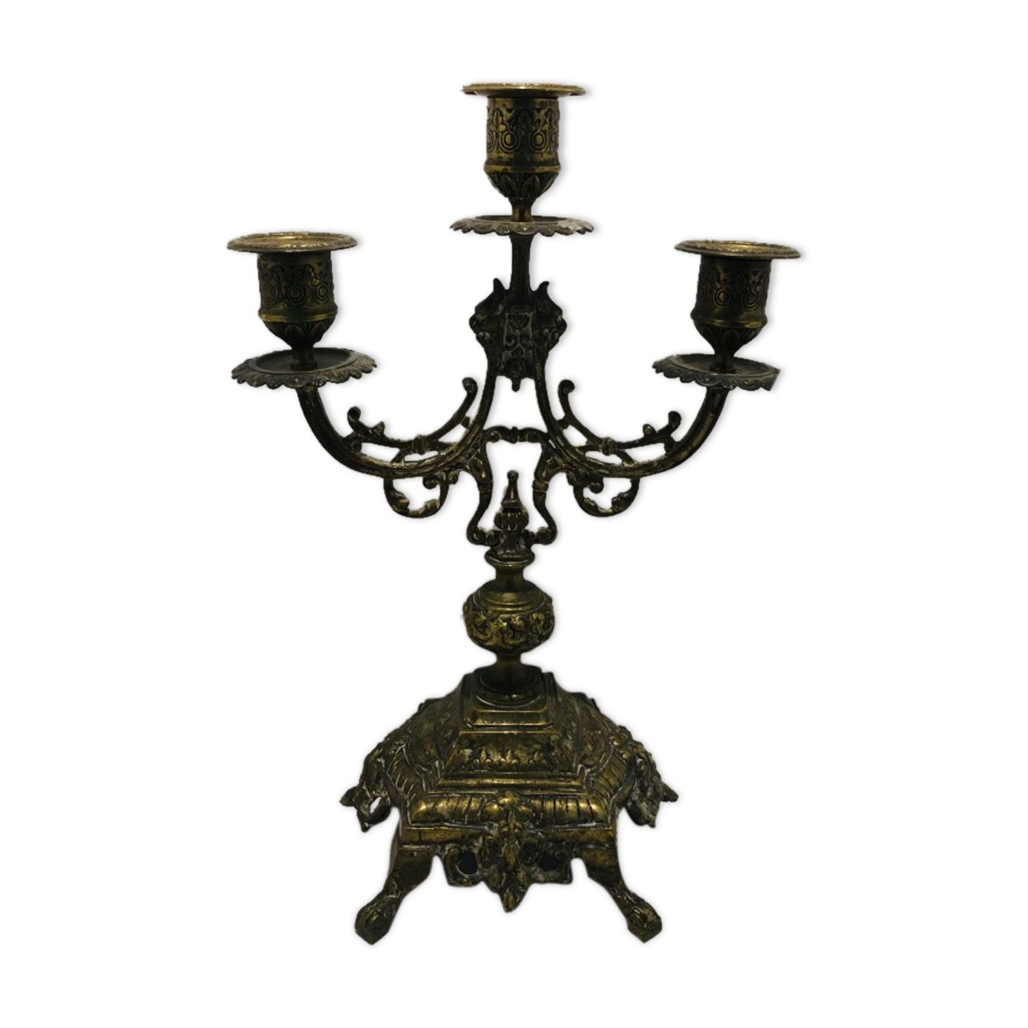 Bronze rocker chandelier napoleon 3 era