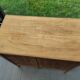 Small wooden desk three drawers