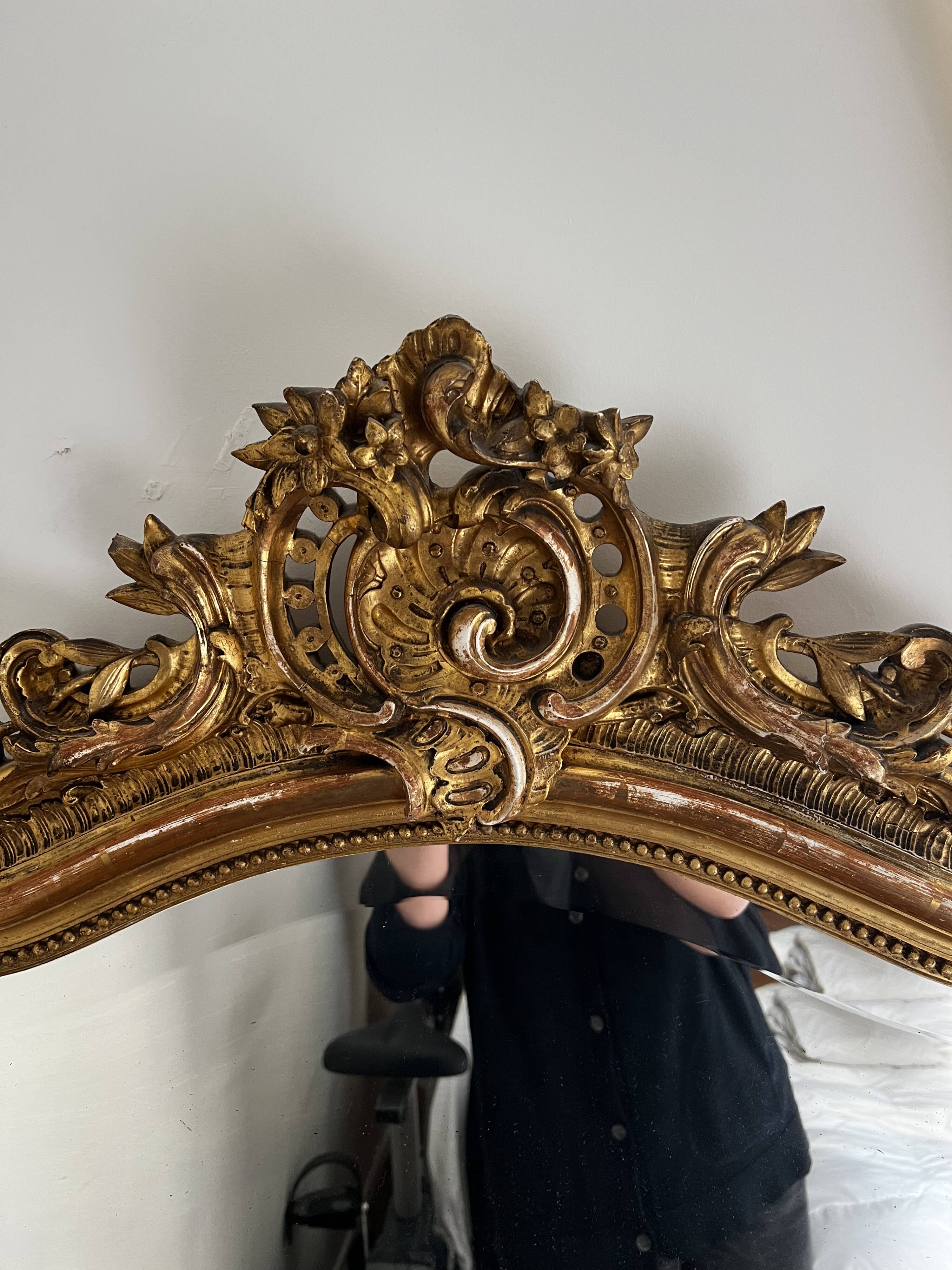 Antique mirror in Louis XIV style