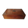 Old wooden box, brass handles