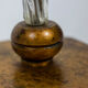 Glass and gilded metal floor lamp, 1950s