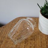 Large draped bulb vase