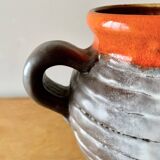 Bay Keramik - Vintage West Germany Vase or Pitcher - Model 89-20 - - Fat Lava