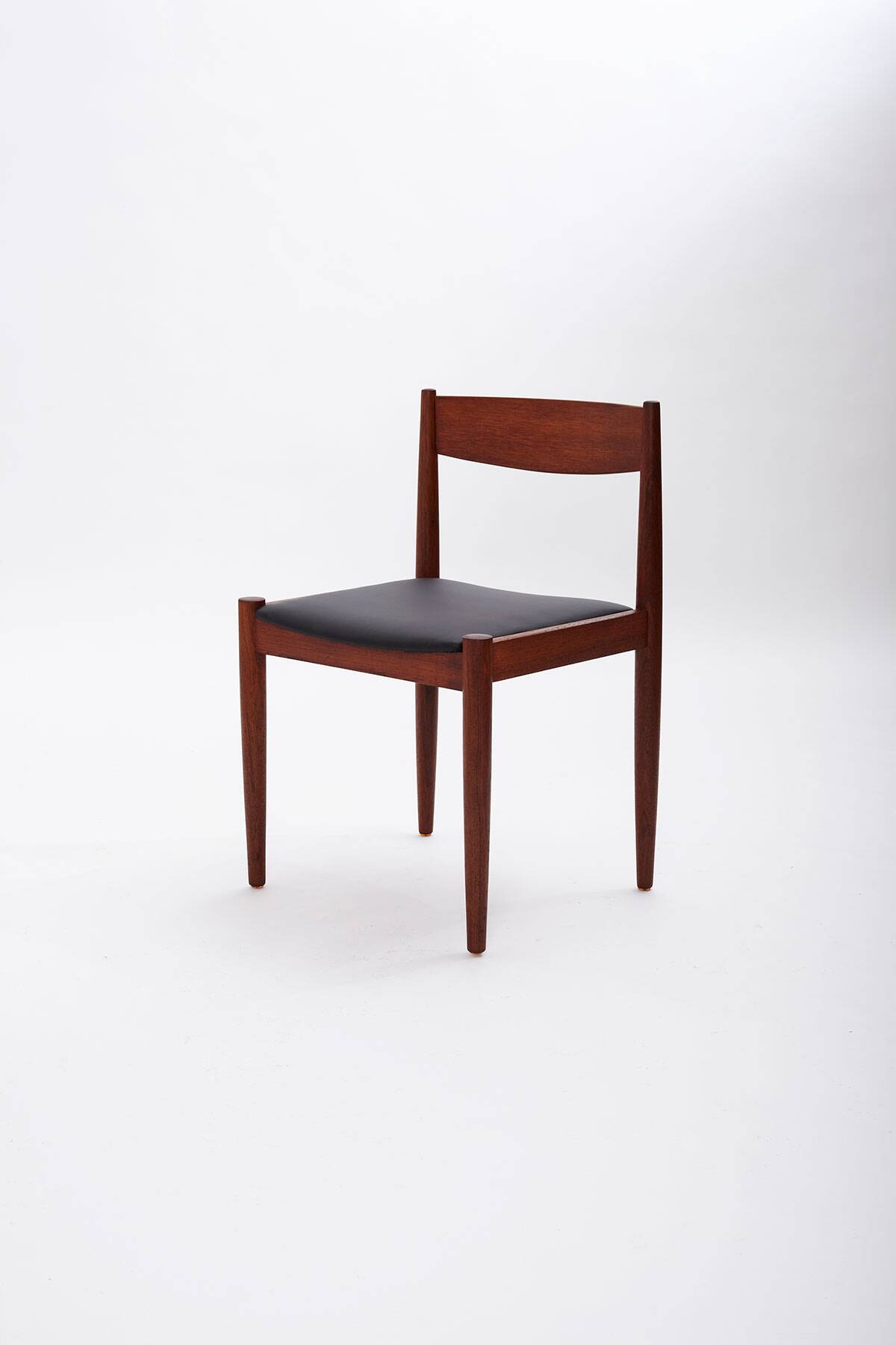 Set of 8 Mid-Century Teak Dining Chairs, Denmark 1960's