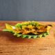 Vintage Fish Plate in Barbotine – Yellow Fish Serving Dish