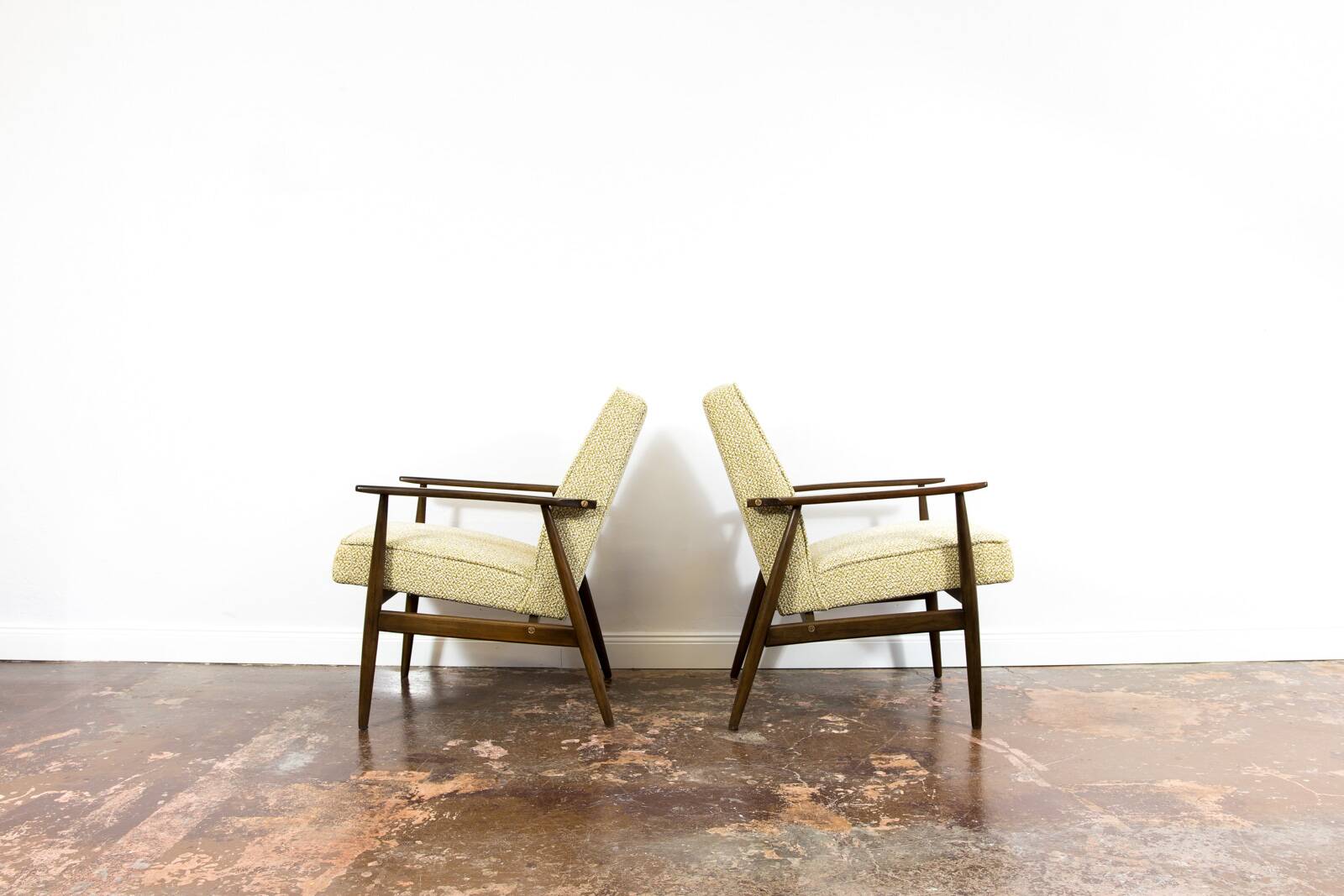 Pair of Type 300 190 Armchairs by H. Lis, 1960s
