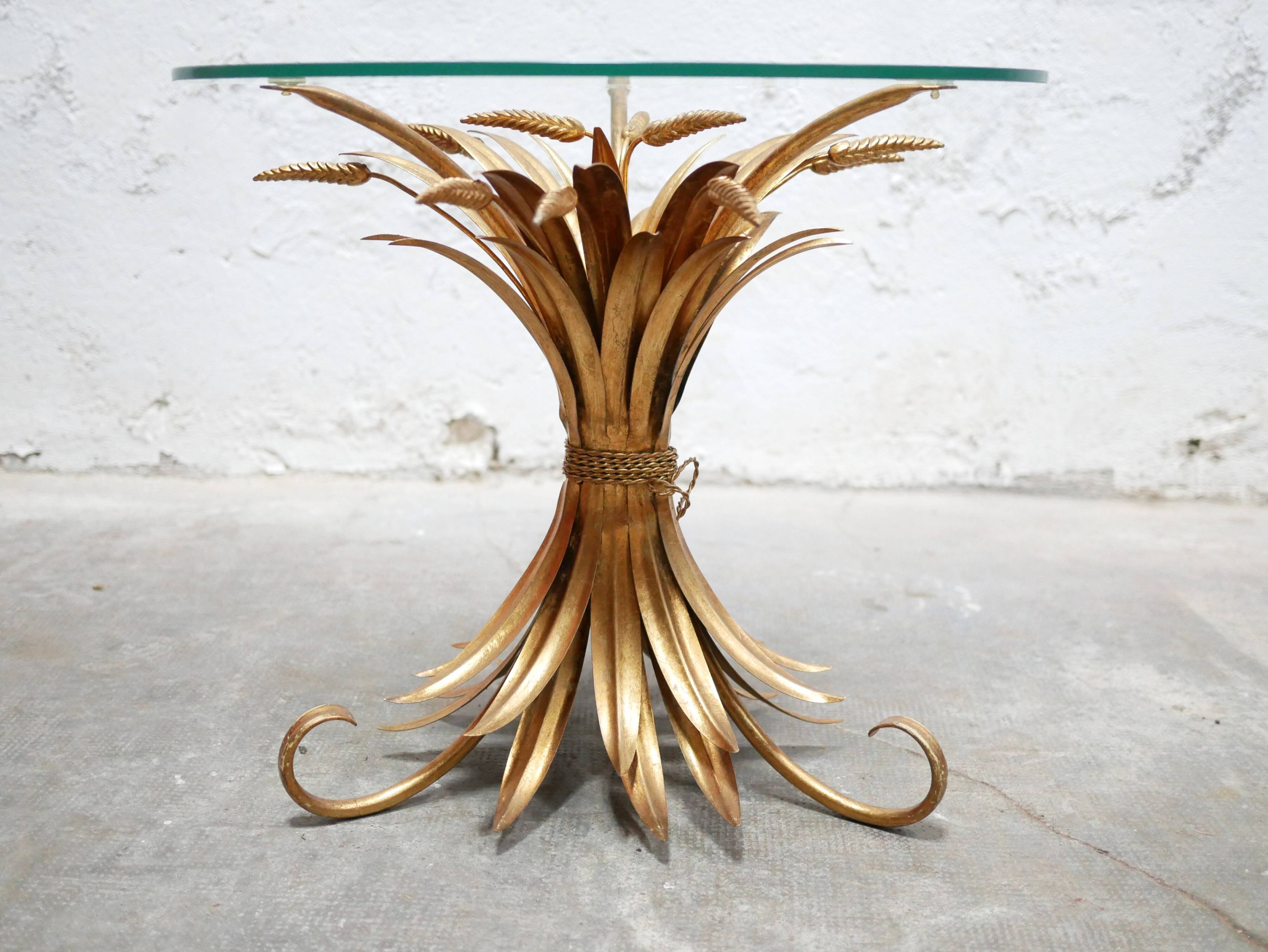 Coco Chanel vintage wheat sheaf side table