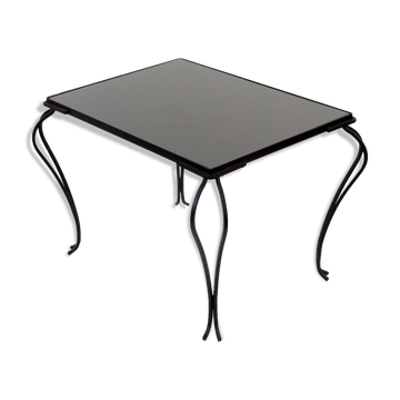 Table fer forgé années 50