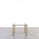 Hollywood Regency Brass and Glass Coffee Table by Peter Ghyczy, 1970s.