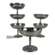 Set of 6 metal ice cream bowls, 1970 - Model A
