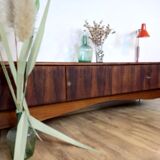 Scandinavian teak and rosewood sideboard