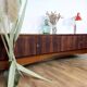 Scandinavian teak and rosewood sideboard